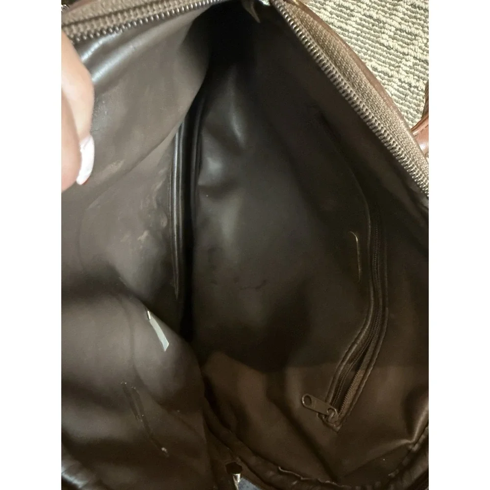 Jacqueline Ferrar Brown Leather Shoulder Bag‎